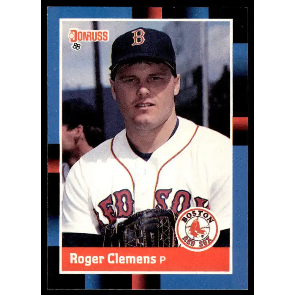 1988 Donruss #51 Roger Clemens EX/NM Boston Red Sox Baseball Card - Baseball Card Single
