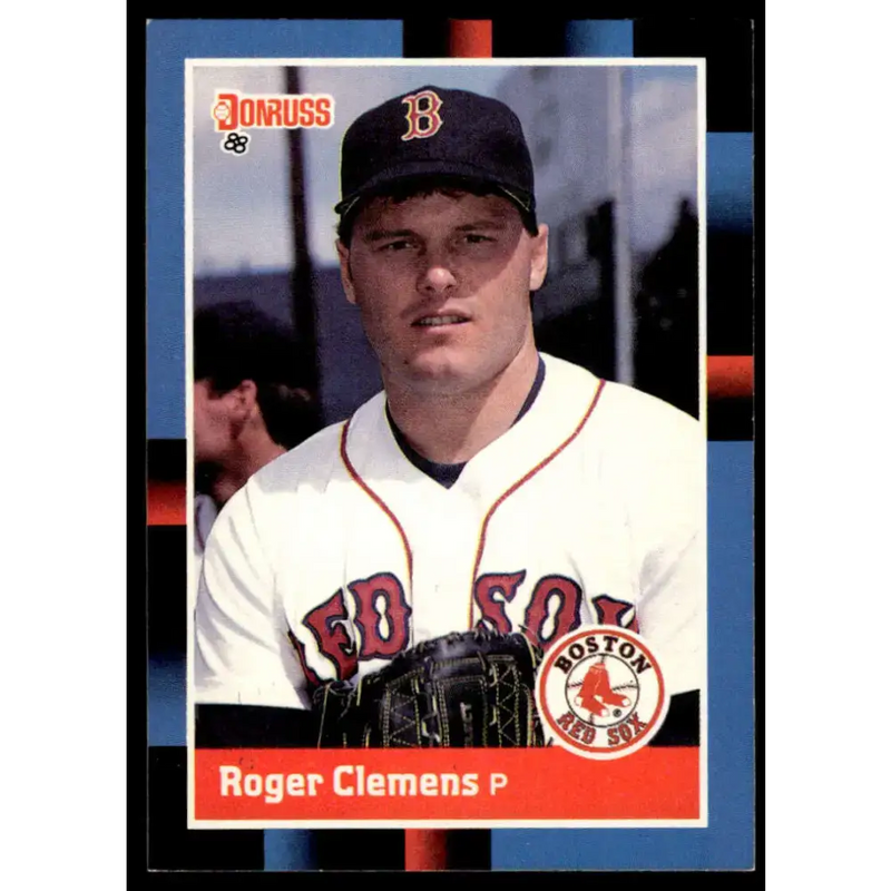 1988 Donruss #51 Roger Clemens EX/NM Boston Red Sox Baseball Card - Baseball Card Single