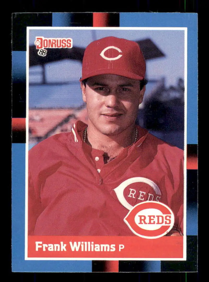 1988 Donruss #512 Frank Williams NM-MT Cincinnati Reds Baseball Card - Baseball Card Single