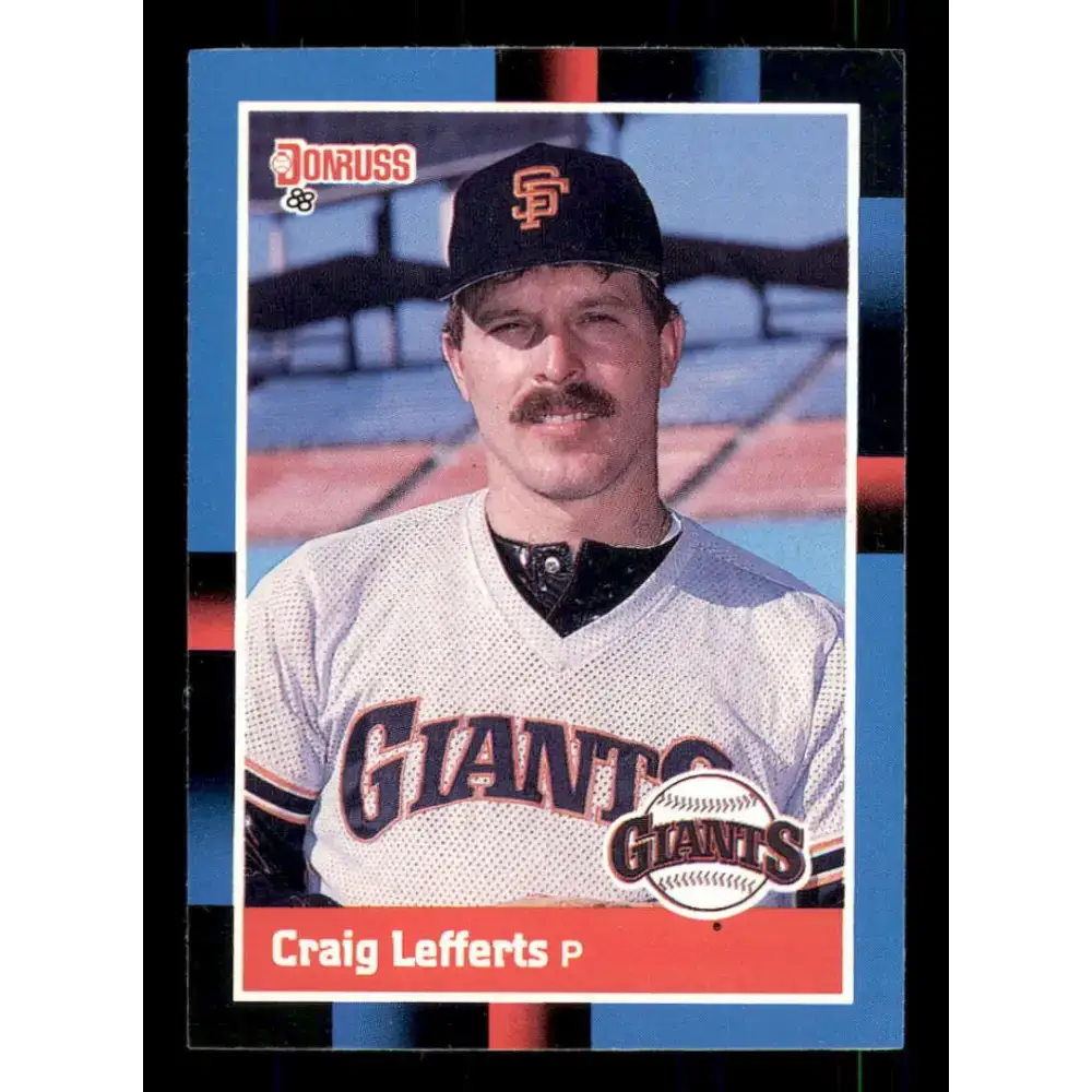 1988 Donruss #515 Craig Lefferts EX San Francisco Giants Baseball Card - Baseball Card Single