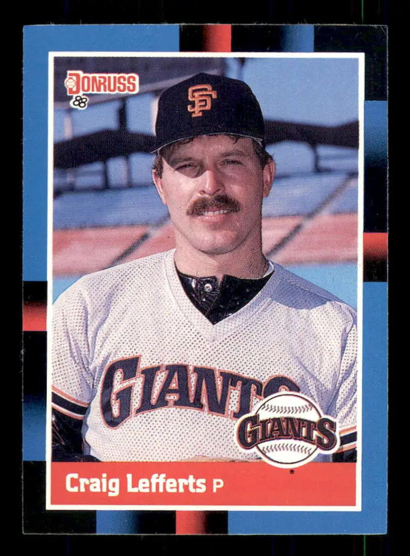 1988 Donruss #515 Craig Lefferts NM-MT San Francisco Giants Baseball Card - Baseball Card Single