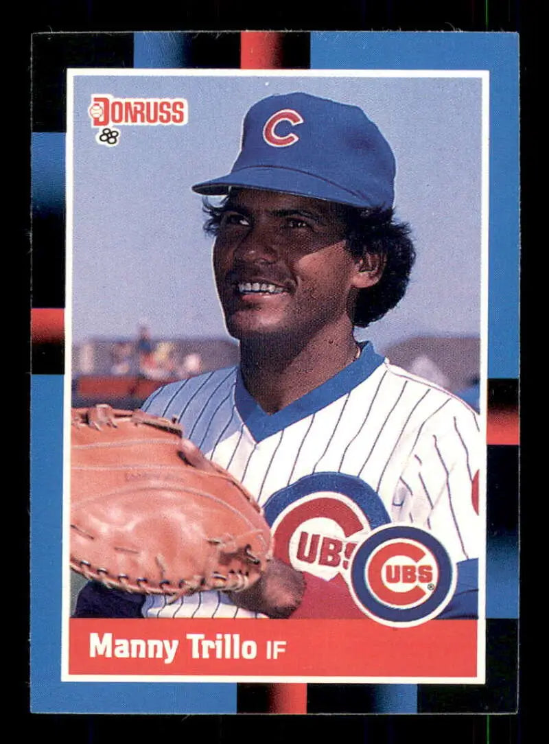 1988 Donruss #516 Manny Trillo NM-MT Chicago Cubs Baseball Card - Baseball Card Single