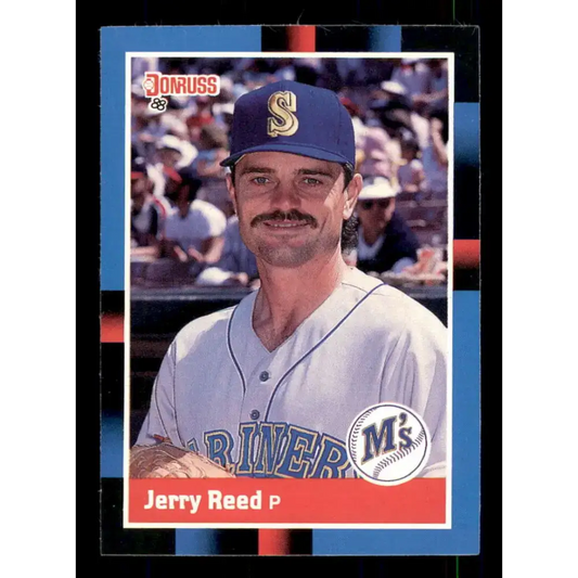 1988 Donruss #517 Jerry Reed EX Seattle Mariners Baseball Card - Baseball Card Single