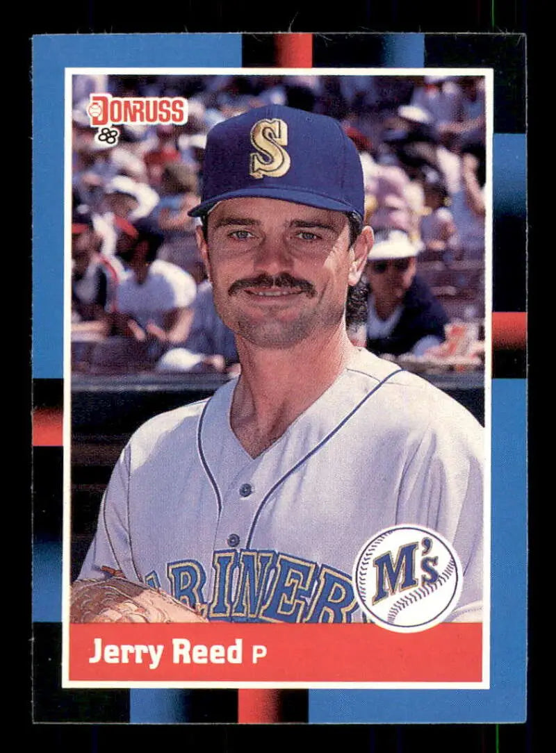1988 Donruss #517 Jerry Reed NM-MT Seattle Mariners Baseball Card - Baseball Card Single