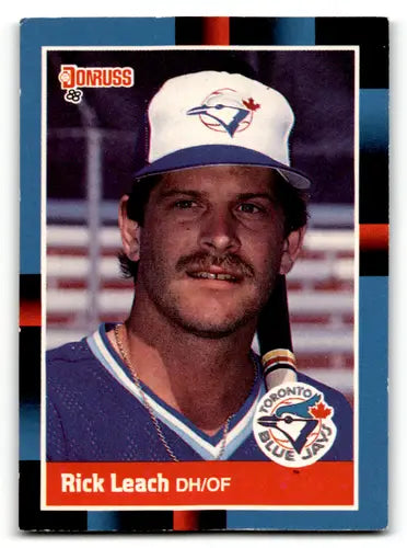 1988 Donruss #518 Rick Leach EX/NM Blue Jays ID:58521 - Baseball Card Single