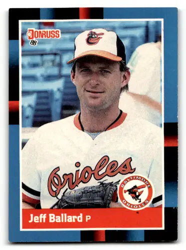 1988 Donruss #520 Jeff Ballard EX/NM RC Rookie Orioles ID:58518 - Baseball Card Single
