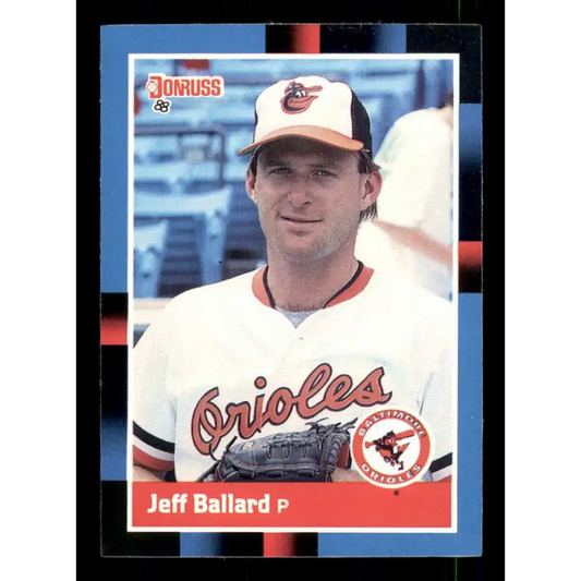 1988 Donruss #520 Jeff Ballard EX RC Rookie Baltimore Orioles Baseball Card
