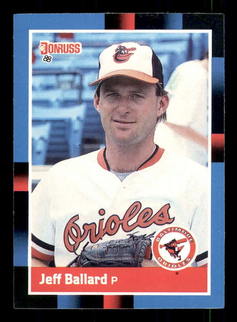 1988 Donruss #520 Jeff Ballard NM-MT RC Rookie Baltimore Orioles Baseball Card - Baseball Card Single