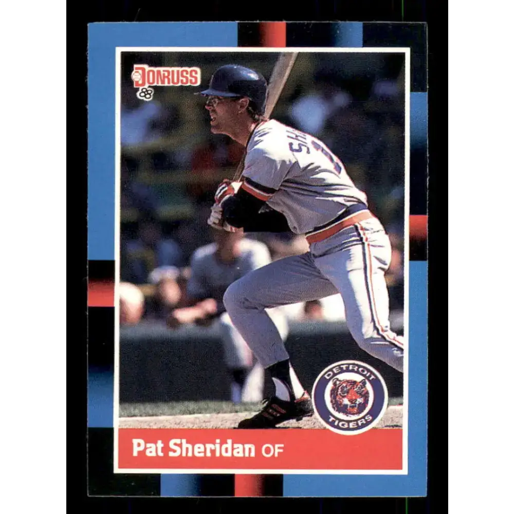 1988 Donruss #522 Pat Sheridan EX Detroit Tigers Baseball Card - Baseball Card Single