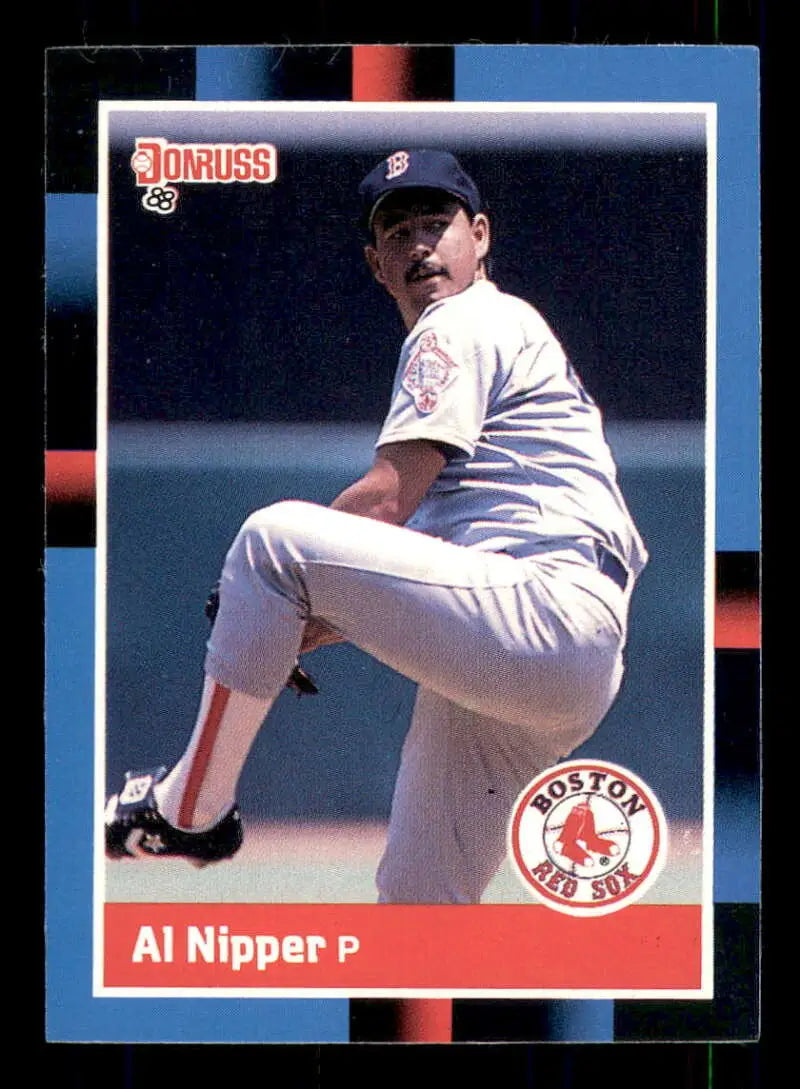 1988 Donruss #523 Al Nipper NM-MT Boston Red Sox Baseball Card - Baseball Card Single