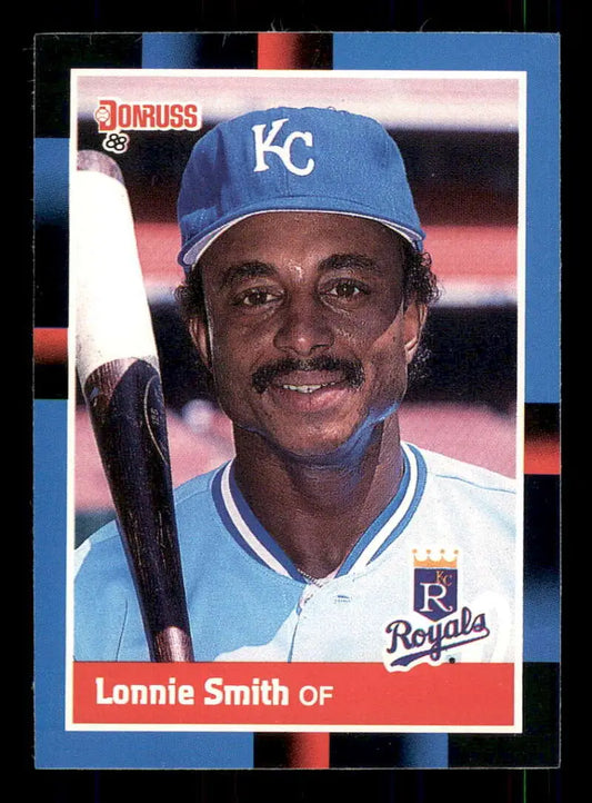 1988 Donruss #527 Lonnie Smith NM-MT Kansas City Royals Baseball Card - Baseball Card Single