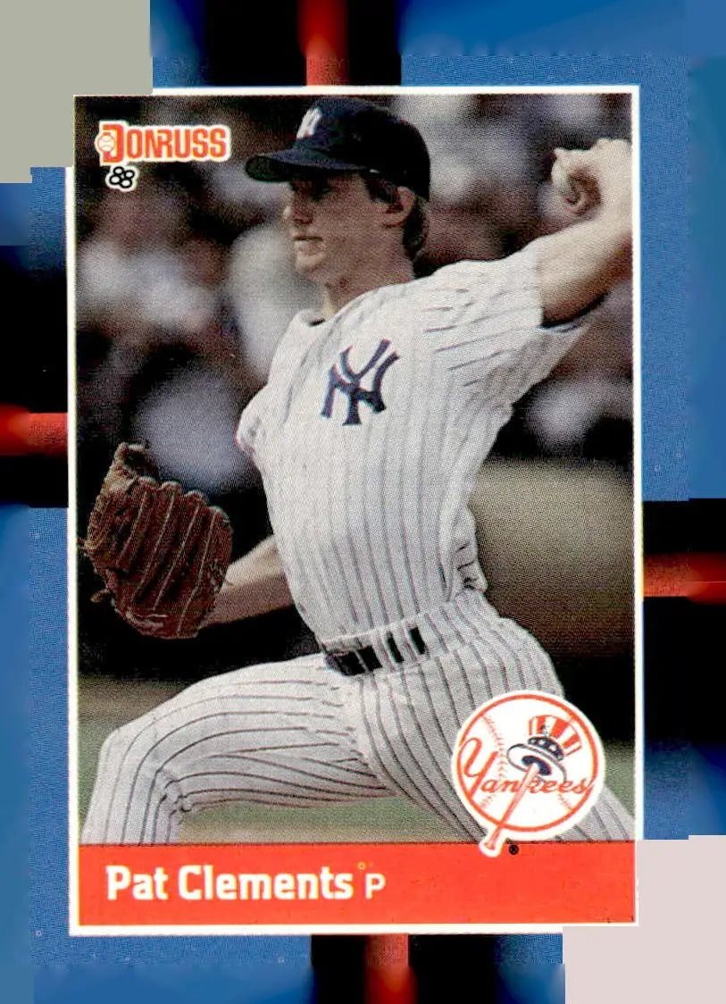 1988 Donruss #52b Pat Clements - Baseball Card Single