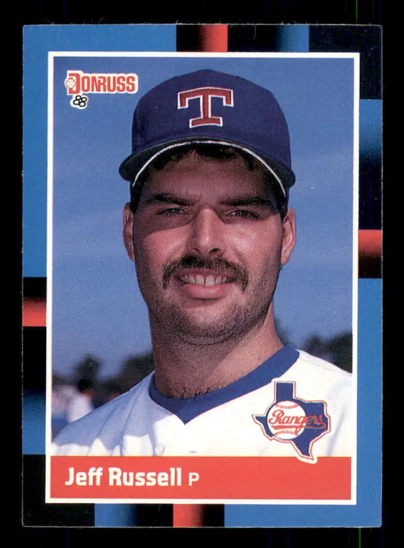 1988 Donruss #531 Jeff Russell NM-MT Texas Rangers Baseball Card - Baseball Card Single