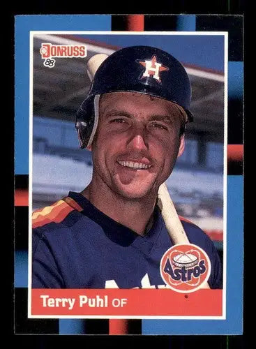 1988 Donruss #533 Terry Puhl NM Near Mint Astros - Baseball Card Single