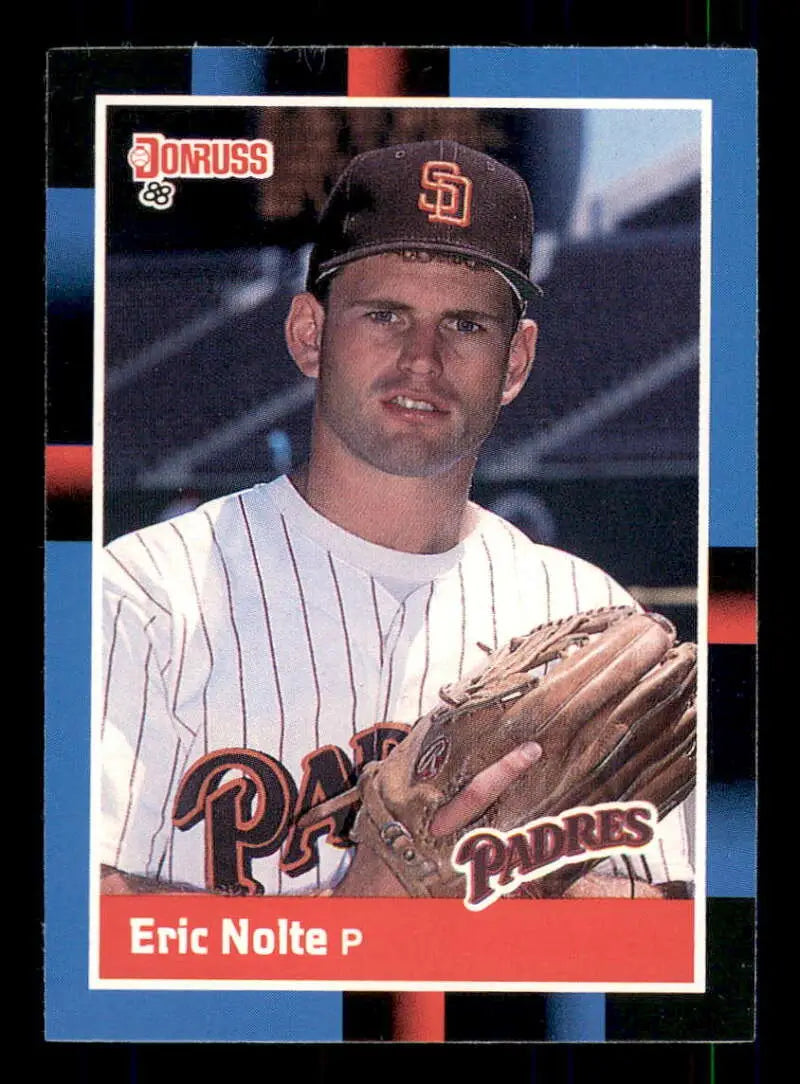 1988 Donruss #534 Eric Nolte NM-MT RC Rookie San Diego Padres Baseball Card - Baseball Card Single