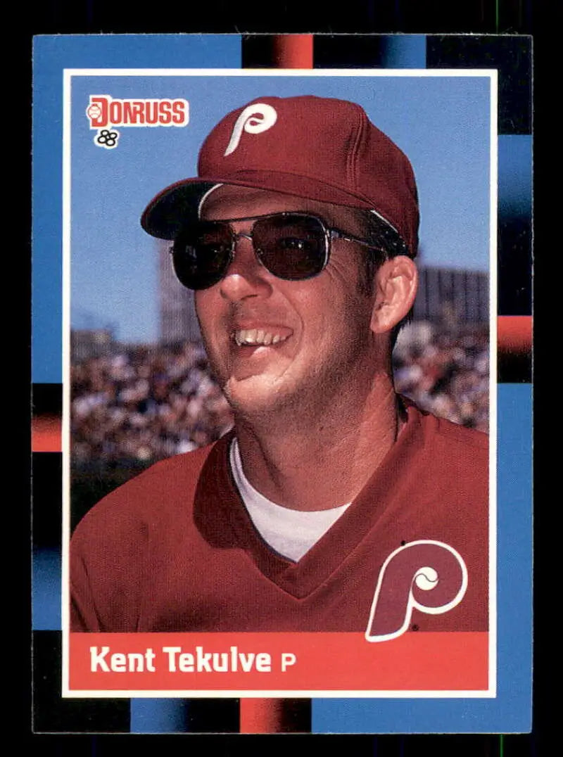 1988 Donruss #535 Kent Tekulve NM-MT Philadelphia Phillies Baseball Card - Baseball Card Single
