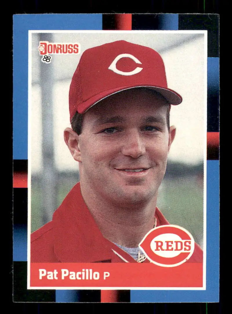 1988 Donruss #536 Pat Pacillo NM-MT Cincinnati Reds Baseball Card - Baseball Card Single