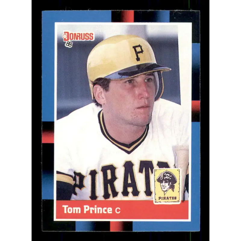 1988 Donruss #538 Tom Prince EX Pittsburgh Pirates Baseball Card - Baseball Card Single