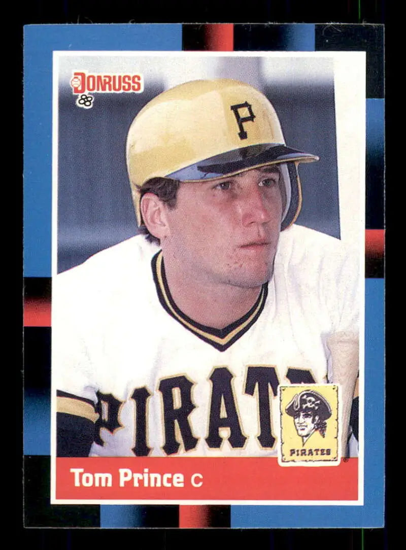 1988 Donruss #538 Tom Prince NM-MT Pittsburgh Pirates Baseball Card - Baseball Card Single