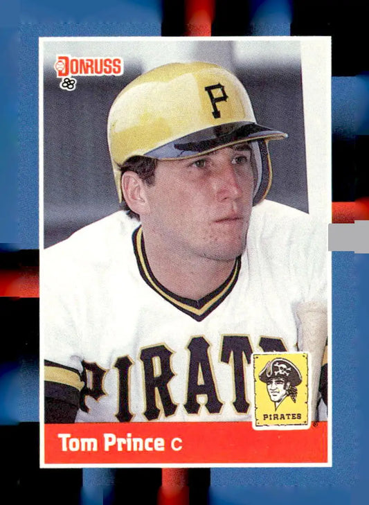 Vintage 1988 Donruss baseball card featuring Tom Prince Pittsburgh Pirates 538b Tom Prince