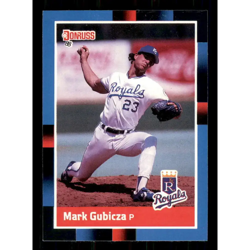 1988 Donruss #54 Mark Gubicza EX Kansas City Royals Baseball Card - Baseball Card Single