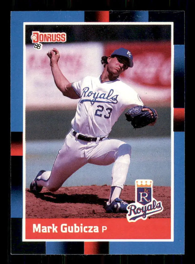 1988 Donruss #54 Mark Gubicza NM-MT Kansas City Royals Baseball Card - Baseball Card Single