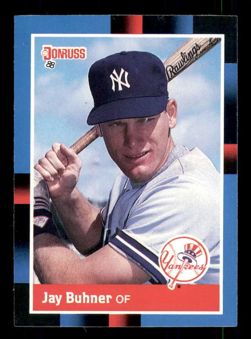 1988 Donruss #545 Jay Buhner NM-MT RC Rookie New York Yankees Baseball Card - Baseball Card Single