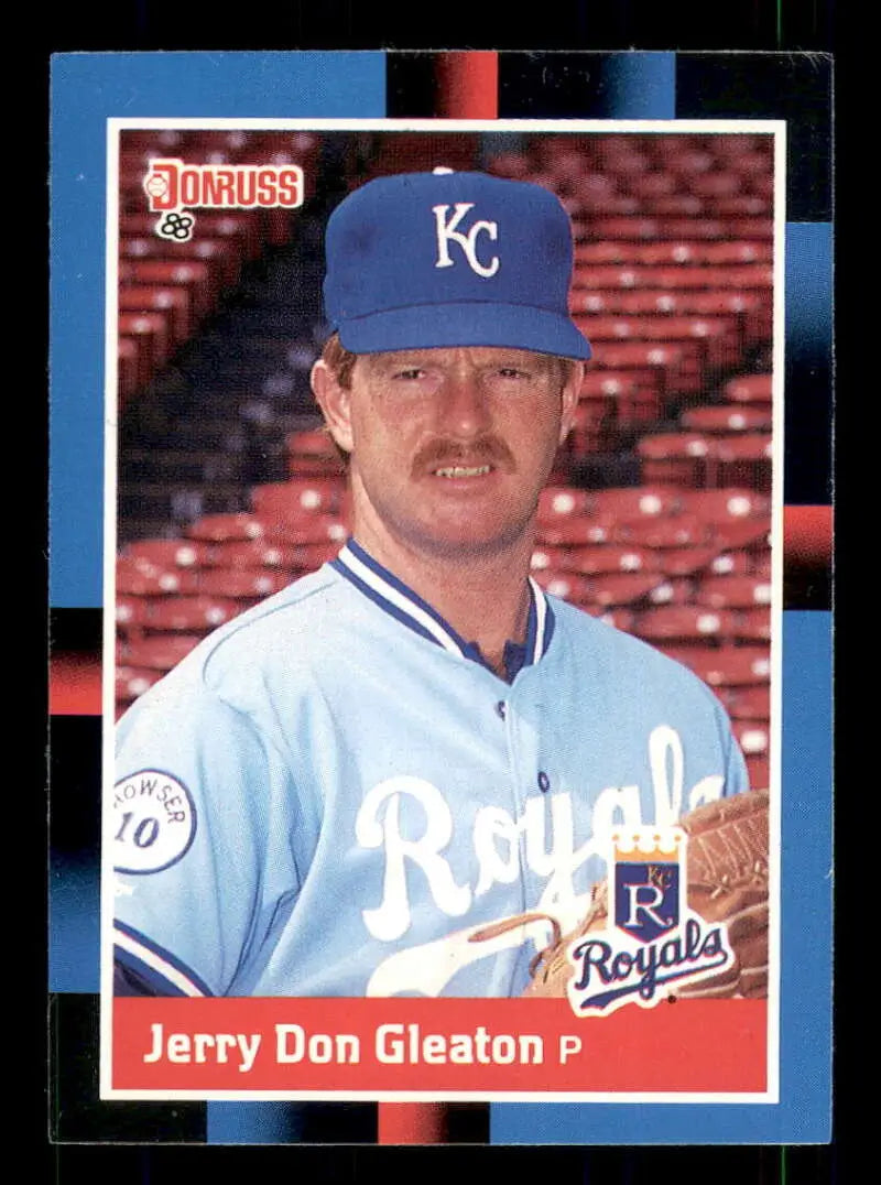 1988 Donruss #547 Jerry Don Gleaton NM-MT Kansas City Royals Baseball Card - Baseball Card Single