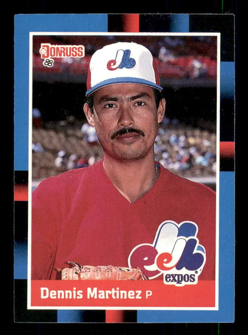 1988 Donruss #549 Dennis Martinez NM-MT Montreal Expos Baseball Card - Baseball Card Single