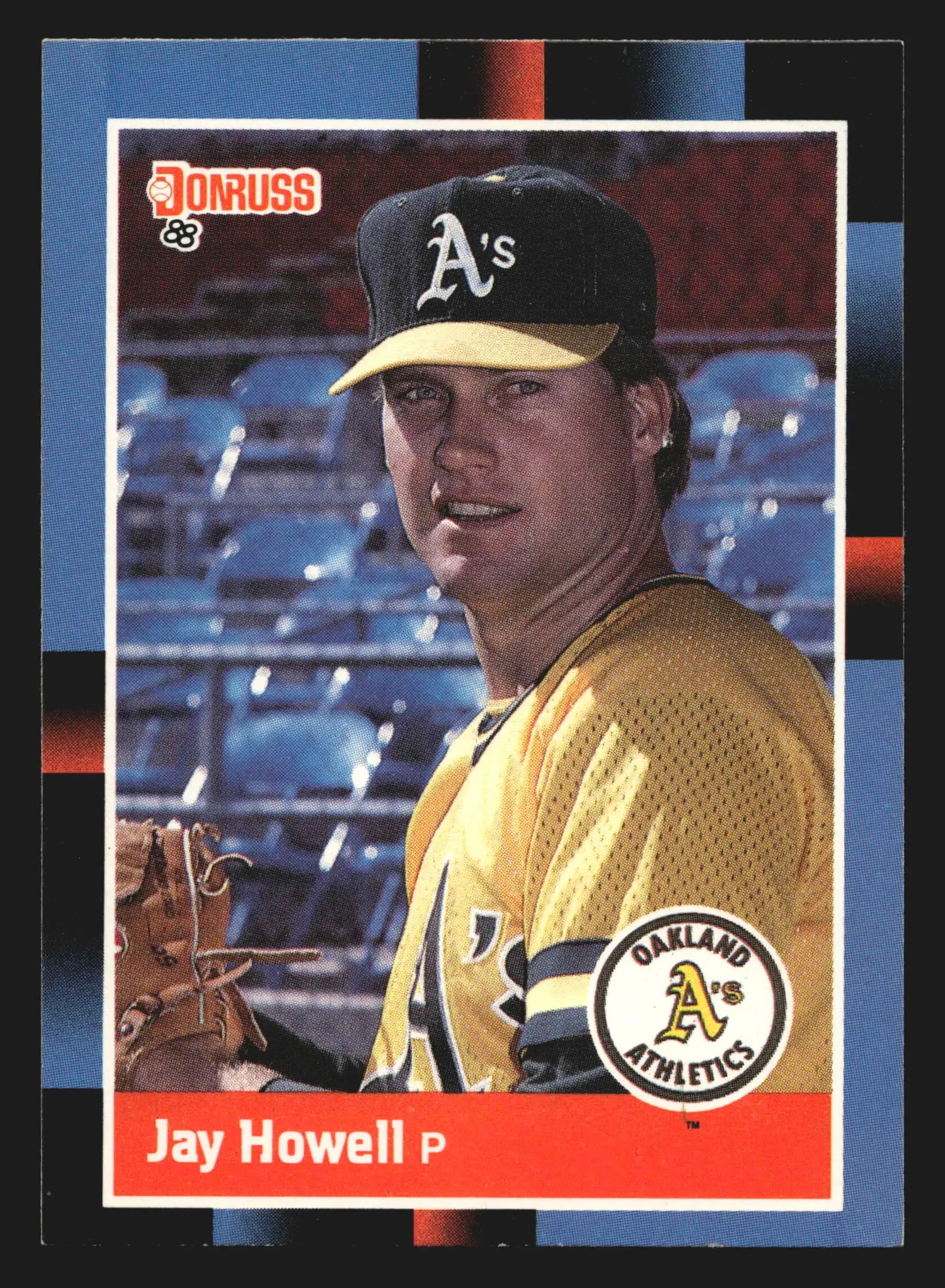 1988 Donruss #55 Jay Howell Oakland Athletics - Baseball Card Single
