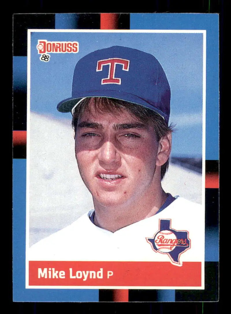 1988 Donruss #550 Mike Loynd NM-MT Texas Rangers Baseball Card - Baseball Card Single