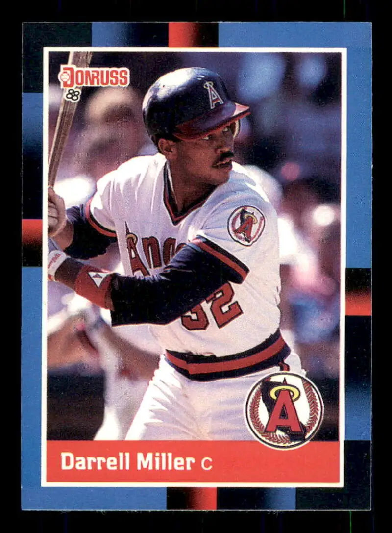 1988 Donruss #551 Darrell Miller NM-MT California Angels Baseball Card - Baseball Card Single