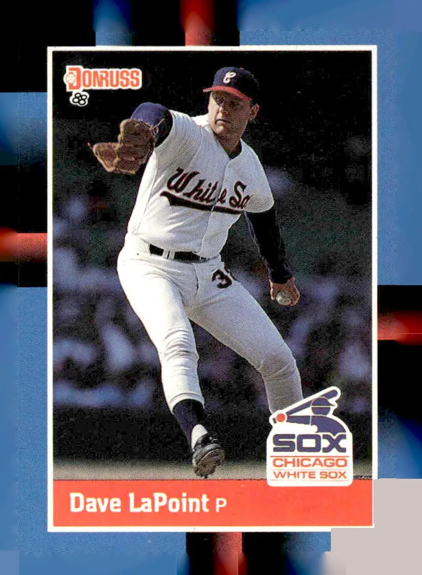1988 Donruss #552c Dave LaPoint baseball card featuring Dave LaPoint of the Chicago White Sox