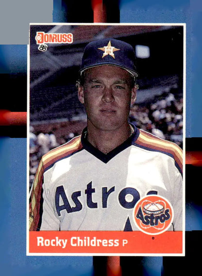 1988 Donruss Rocky Childress baseball card 554b Rocky Childress collectible image
