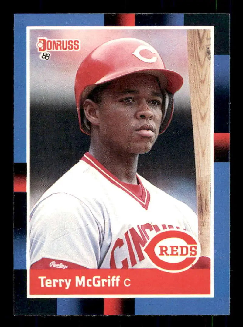 1988 Donruss #556 Terry McGriff NM-MT Cincinnati Reds Baseball Card - Baseball Card Single