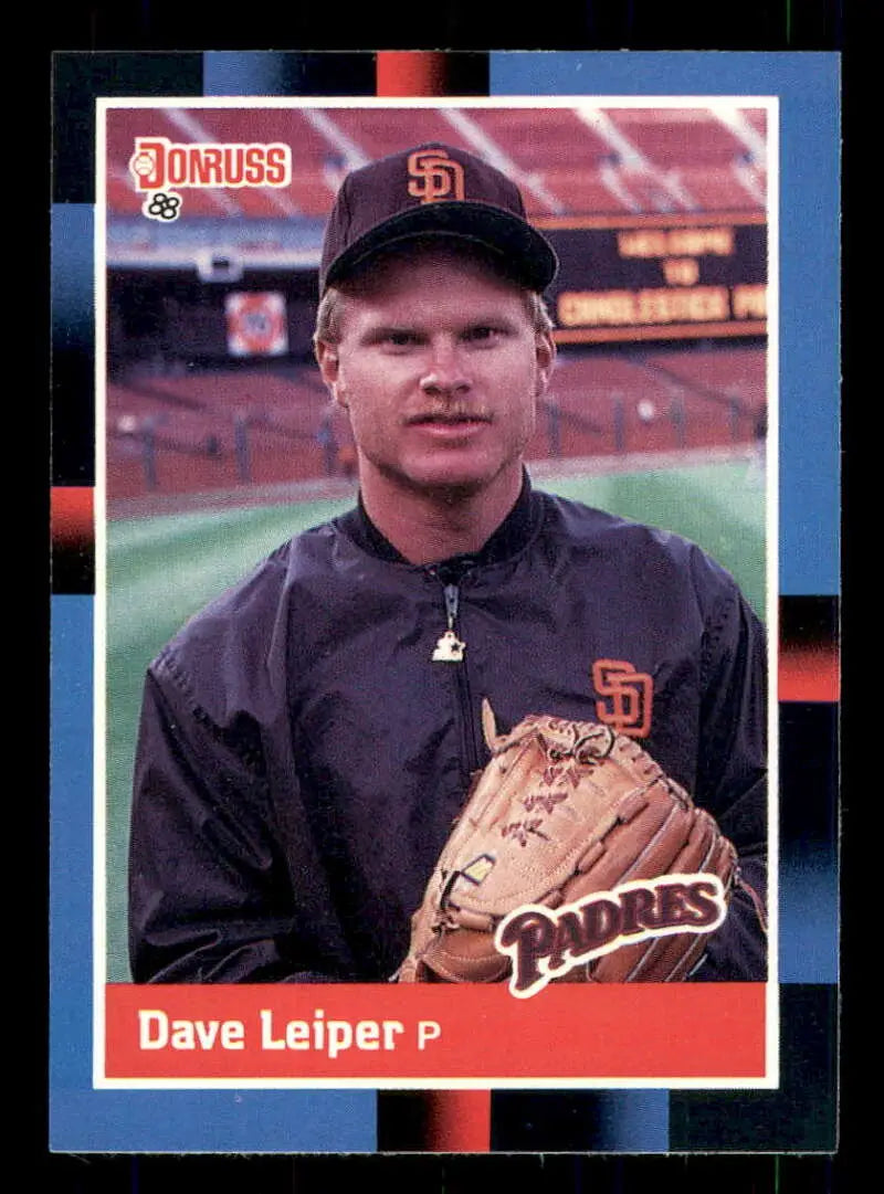 1988 Donruss #557 Dave Leiper NM-MT San Diego Padres Baseball Card - Baseball Card Single
