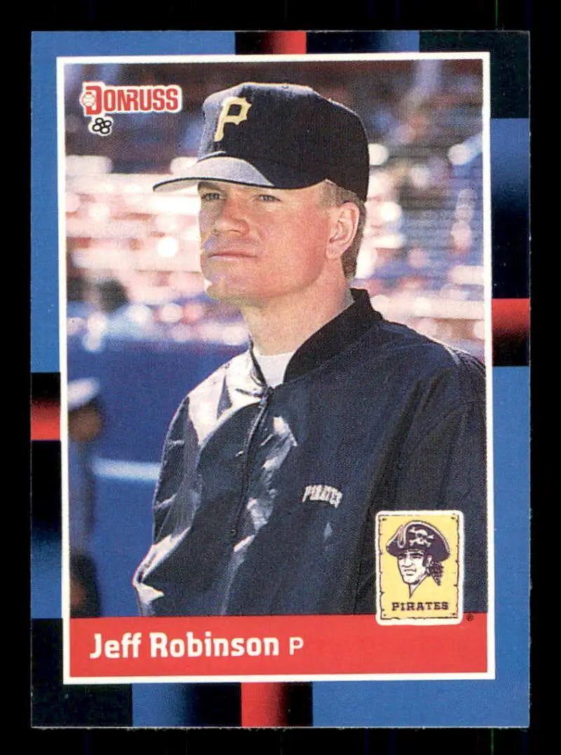 1988 Donruss #558 Jeff Robinson NM-MT Pittsburgh Pirates Baseball Card - Baseball Card Single