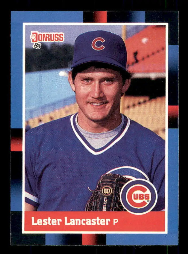 1988 Donruss #561 Les Lancaster NM-MT RC Rookie Chicago Cubs Baseball Card - Baseball Card Single