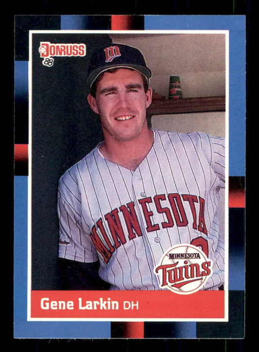 1988 Donruss #564 Gene Larkin NM-MT RC Rookie Minnesota Twins Baseball Card - Baseball Card Single
