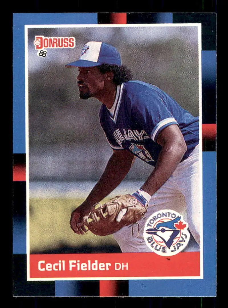 1988 Donruss #565 Cecil Fielder NM-MT Toronto Blue Jays Baseball Card - Baseball Card Single
