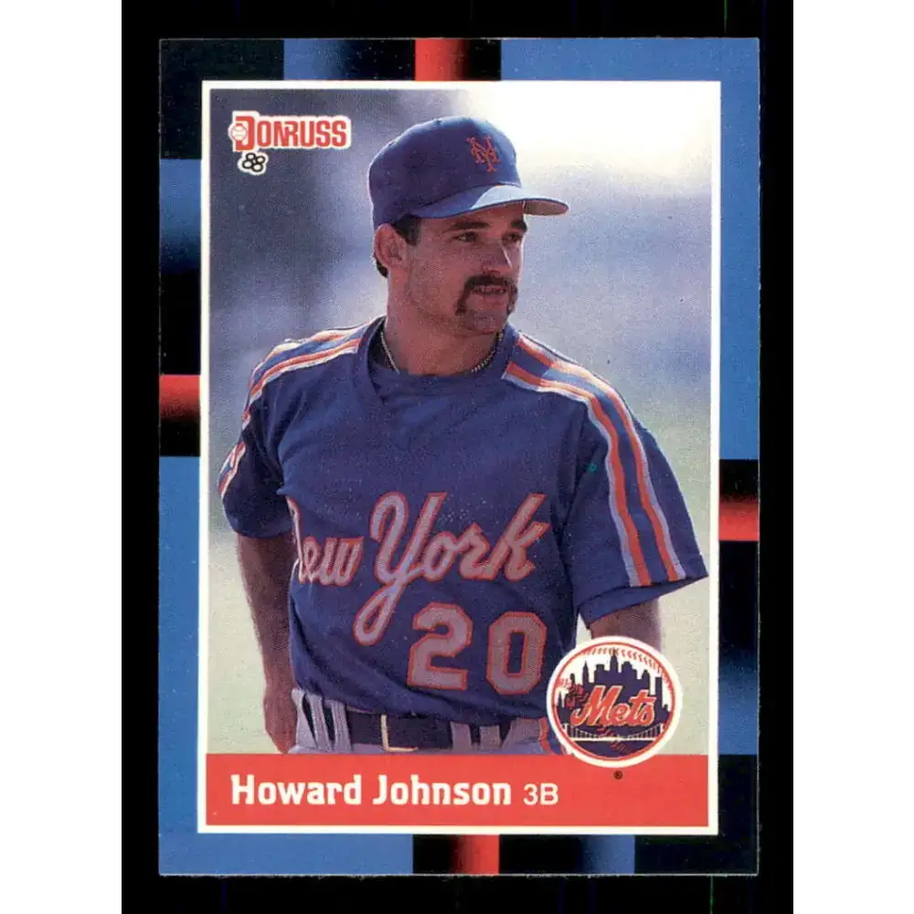 1988 Donruss #569 Howard Johnson EX New York Mets Baseball Card - Baseball Card Single