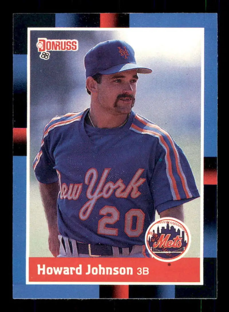 1988 Donruss #569 Howard Johnson NM-MT New York Mets Baseball Card - Baseball Card Single