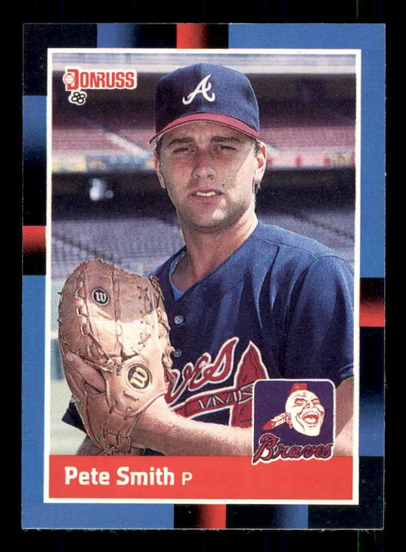 1988 Donruss #571 Pete Smith NM-MT RC Rookie Atlanta Braves Baseball Card - Baseball Card Single