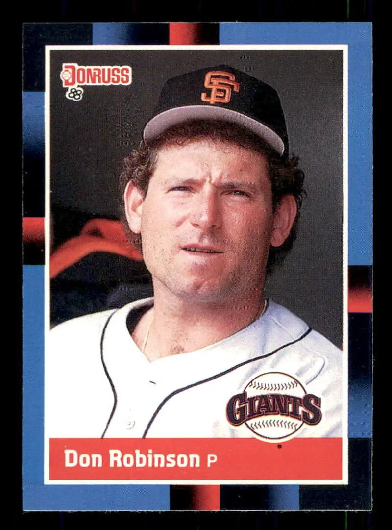 1988 Donruss #573 Don Robinson NM-MT San Francisco Giants Baseball Card - Baseball Card Single