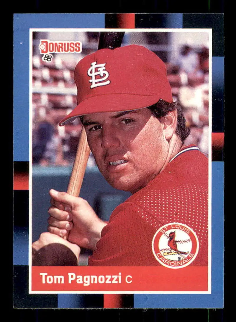 1988 Donruss #577 Tom Pagnozzi NM-MT RC Rookie St. Louis Cardinals Baseball Card - Baseball Card Single