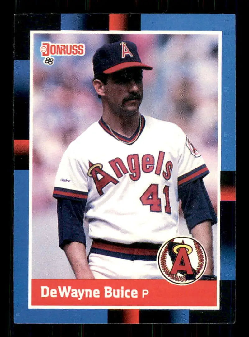 1988 Donruss #58 De Wayne Buice NM-MT RC Rookie California Angels Baseball Card - Baseball Card Single