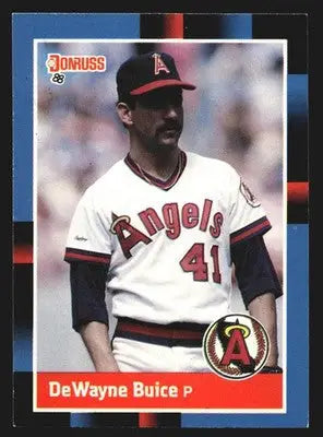 1988 Donruss #58 DeWayne Buice California Angels RC - Baseball Card Single