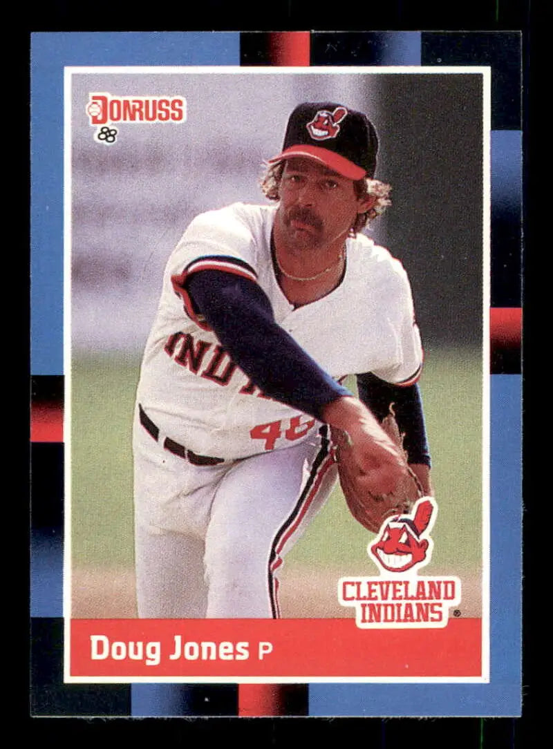 1988 Donruss #588 Doug Jones NM-MT RC Rookie Cleveland Indians Baseball Card - Baseball Card Single