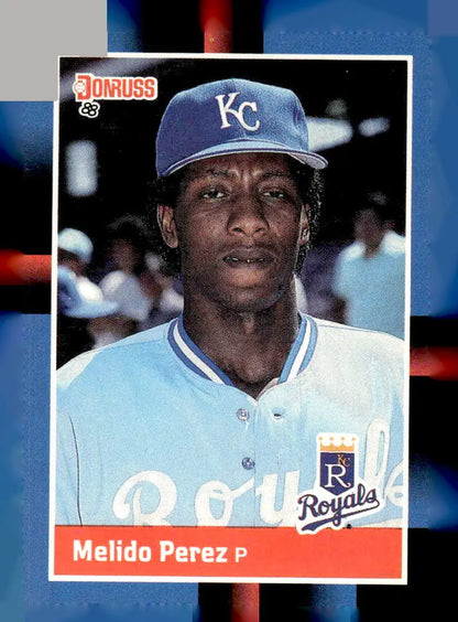 1988 Donruss Melido Perez baseball card 589b Melido Perez collectible image