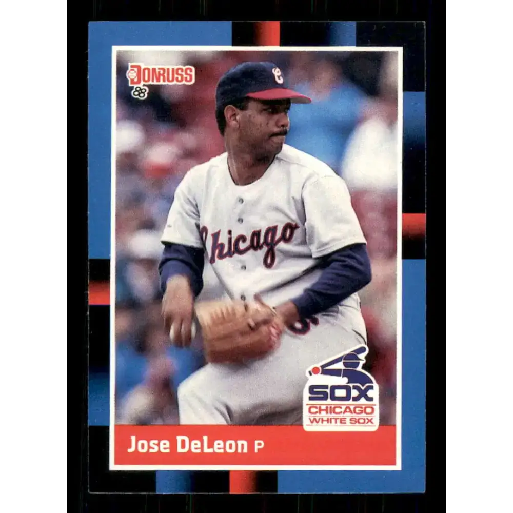 1988 Donruss #59 Jose DeLeon EX Chicago White Sox Baseball Card - Baseball Card Single